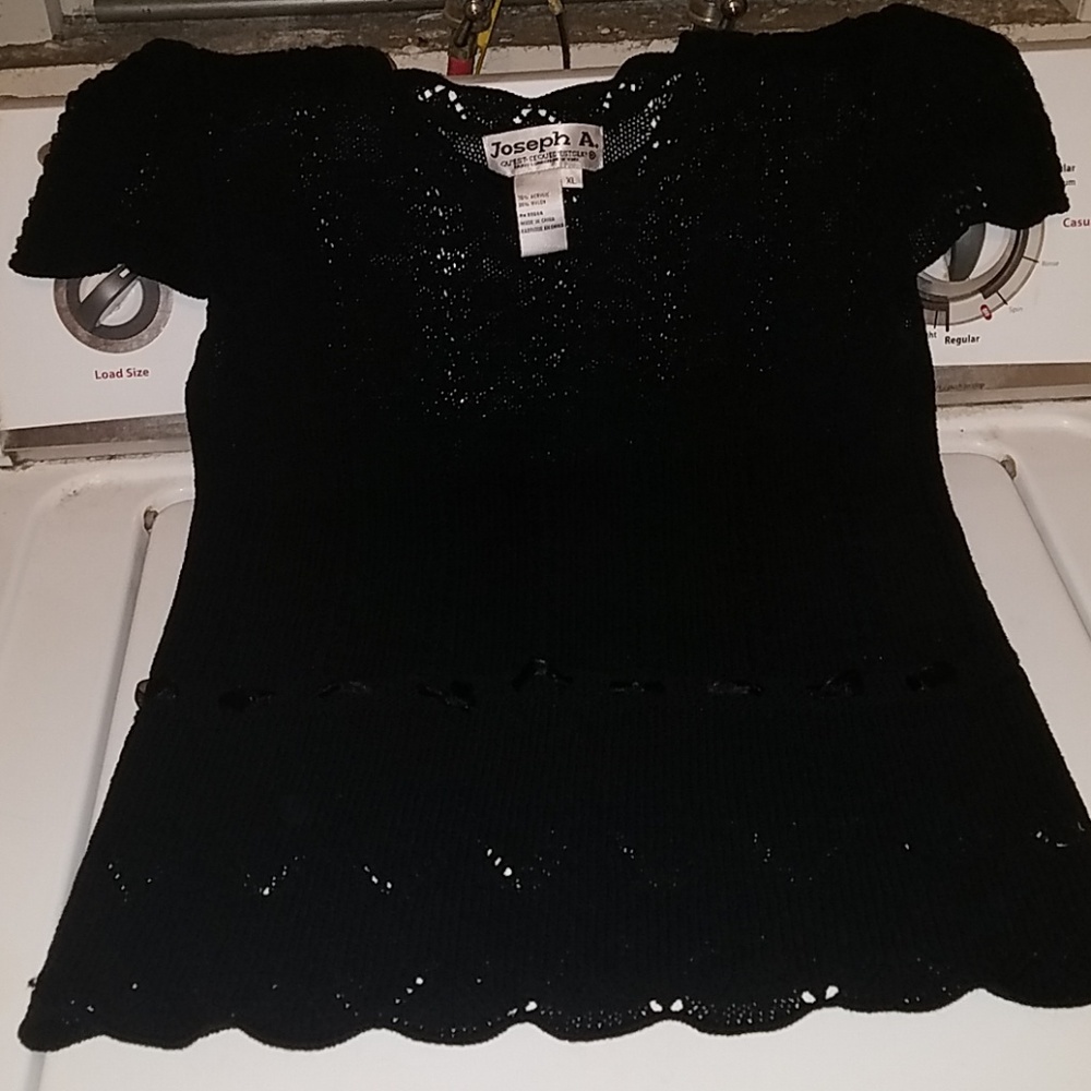 Pointelle Sweater